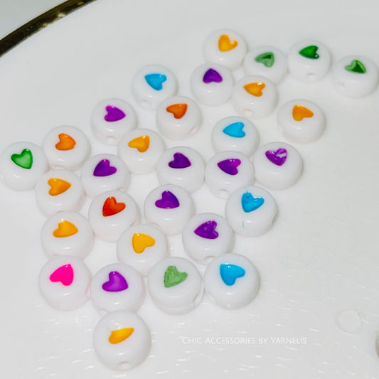 Beads de corazones